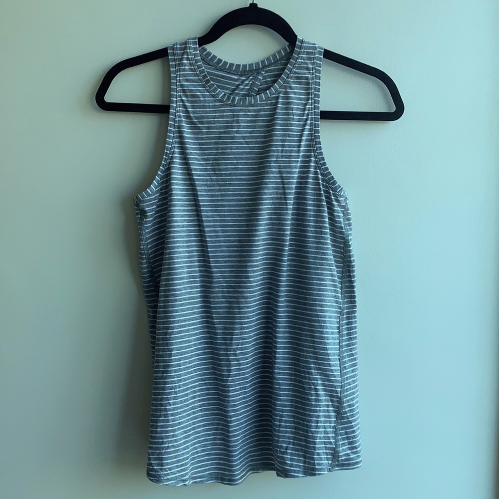 Lululemon Striped Tank (Gray)